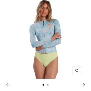 Billabong Peeky Wetsuit neon blue. Worn once